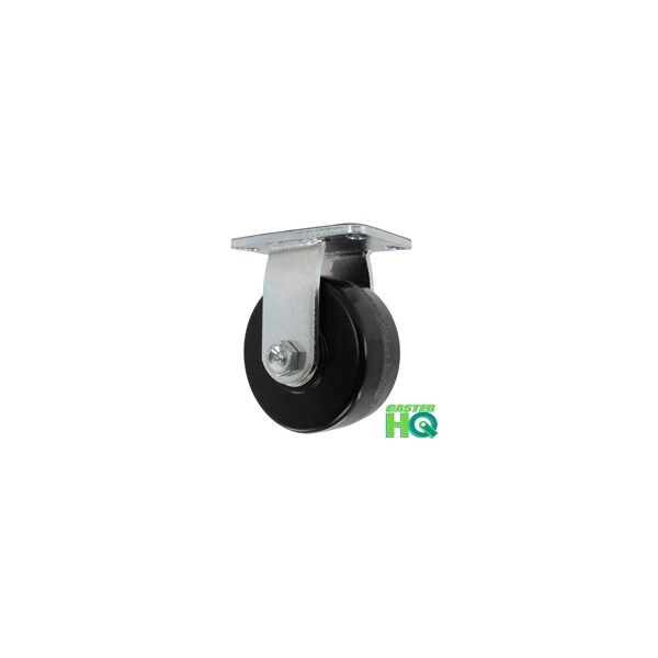 6"x3" Kingpinless Heavy Duty Rigid Caster, Phenolic Wheel, 2,000 L